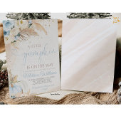 Pumpkin Baby Shower Einladung Boy Boho Pampas