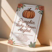 Pumpkin Baby Shower Einladung - Niedlich & Custom!