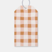 Pumpkin Baby Shower Favor Tag Geschenkanhänger (Rückseite)