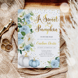 Pumpkin Baby Shower Invitation Boy Fall Shower Einladung