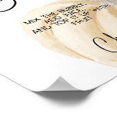 Pumpkin Baby Shower Momosa Bar Poster (Ecke)