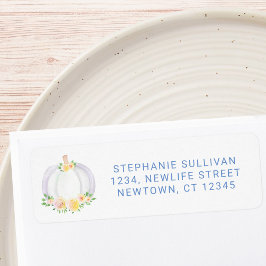 Pumpkin Baby Shower Rücksendeadresse