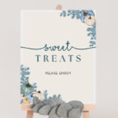 Pumpkin Baby Shower Sweet Leckereien Unterschreibe Poster