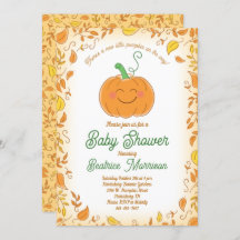 Pumpkin Baby Showfall