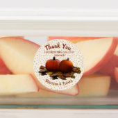 Pumpkin, Babydusche, Gefälligkeitstempel, Kürbis Etiketten (Befestigt)