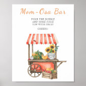 Pumpkin-Babydusche - Mama-osa-Bar-Poster Poster (Vorne)