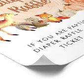 Pumpkin Babydusche Windelwanne abziehen Poster (Ecke)