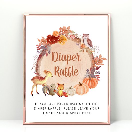 Pumpkin Babydusche Windelwanne abziehen Poster