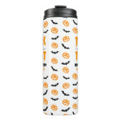 Pumpkin Bat Trick oder Behandlung individuell anpa Thermosbecher (Vorderseite)