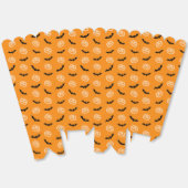 Pumpkin Bat Trick oder Treat Orange Muster Geschenkschachtel (Ungeklappt)