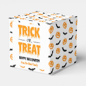 Pumpkin Bat Trick oder Treatlight Cube Geschenkschachtel (Rückseite)