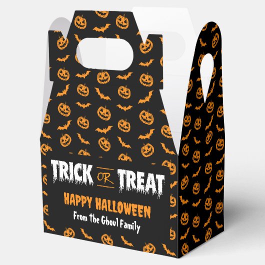 Pumpkin Bat Trick oder Treten Dunkler Gable Geschenkschachtel (Geöffnet)