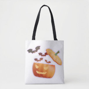 Pumpkin & Bats Vibes - wunderbarer Halloween-Stil Tasche