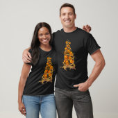 Pumpkin Baum Patch Jackolantern Herbsthalbierung T-Shirt (Unisex)