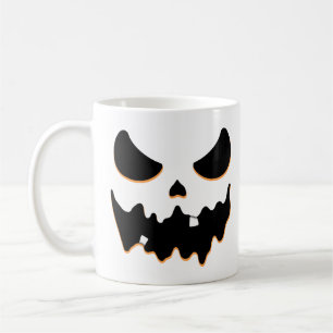 Pumpkin Beängstigend Face Kaffeetasse