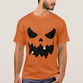 Pumpkin Beängstigend Face T-Shirt (Vorderseite)