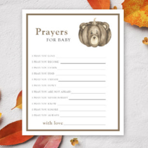 Pumpkin BEAR - Party   Gebete für das Baby