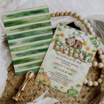 Pumpkin Bearly Wait Baby Dusche