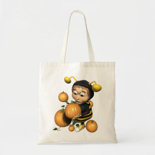 Pumpkin Bee Tragetasche