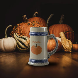 Pumpkin Beer Stein Bierglas