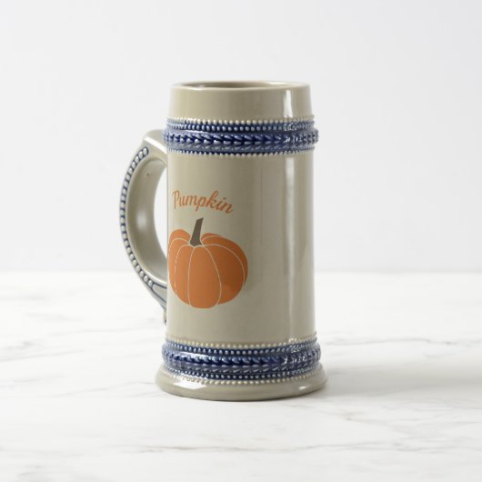 Pumpkin Beer Stein Bierglas (Vorderseite Links)
