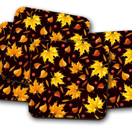 Pumpkin Berry| Autumn Cork Drink Untersetzer