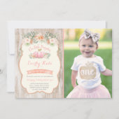 Pumpkin Birthday Einladung Rustic Pumpkin Party (Vorderseite)