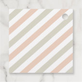 Pumpkin Birthday Favor Tag Geschenkanhänger (Rückseite)