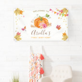 Pumpkin Birthday Hintergrund Banner Herbst Herbstm (Insitu)