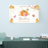 Pumpkin Birthday Hintergrund Banner Herbst Herbstm (Messeveranstaltung)