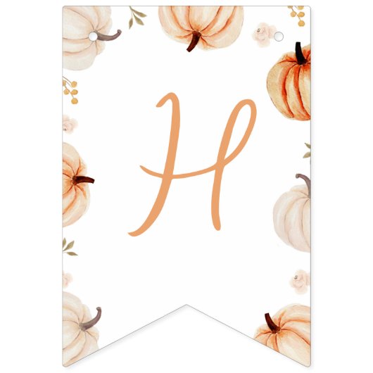 Pumpkin Birthday Party Banner (Zweite Fahne)