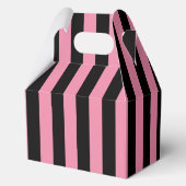 Pumpkin Black Pink Floral Truck Baby Dusche Geschenkschachtel (Rückseite)