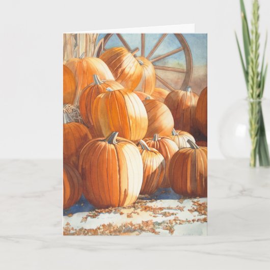 Pumpkin Blank Karte (Vorderseite)