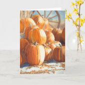 Pumpkin Blank Karte (Gelbe Blume)