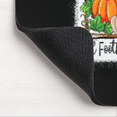 Pumpkin Blätter und Footbyll Bitte Leopard Fall Vi Mousepad (Ecke)