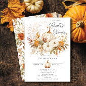 Pumpkin Blossom Brautparty Einladung
