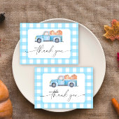 Pumpkin Blue LKW Dankeschön Karte