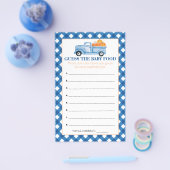 Pumpkin Blue Truck Guess Baby Food Showspiele Flyer (Einzeln)