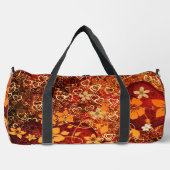 Pumpkin-Blume Duffle Bag (Vorderseite)