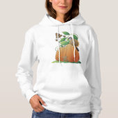 Pumpkin-Blume und Bienen Hoodie (Vorderseite)