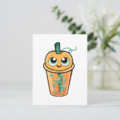 Pumpkin Boba Jellyfish Begleitkarte (Stehend Vorderseite)