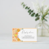 Pumpkin-Bogen - Dusche anzeigen Begleitkarte (Stehend Vorderseite)