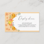 Pumpkin-Bogen - Dusche anzeigen Begleitkarte (Vorderseite)