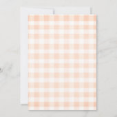 Pumpkin Boho Baby Shower Einladung (Rückseite)