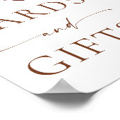 Pumpkin Boho Fall Cards und Giftzeichen Poster (Ecke)