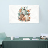 Pumpkin Boho Floral Banner (Messeveranstaltung)