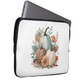 Pumpkin Boho Floral Laptopschutzhülle (Vorne Rechts)