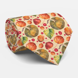 Pumpkin Boho Terracotta HerbstHerbstlaube Krawatte