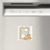Pumpkin Border - Fall Mein Lieblingsmagnet Magnet (In Situ (Geschirrspüler))