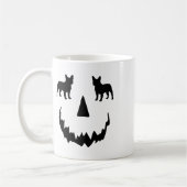 Pumpkin Boston Terrier Halloween Kaffeetasse (Links)